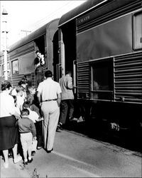 Last passenger train from Petaluma to Eureka