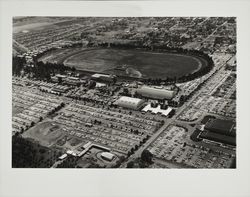 Aerial view of the Sonoma County Fairgrounds, Santa Rosa, California ...