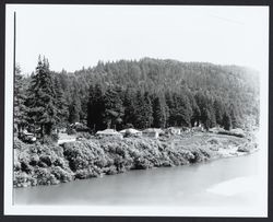 Houses along the Russian River, Guerneville, California, 1968