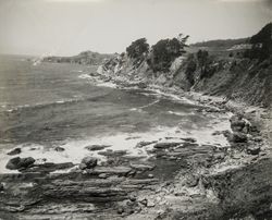 Rocky cove at Salt Point, six miles north of Fort Ross