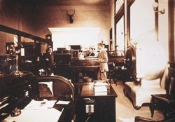 Interior of the First National Bank of Healdsburg