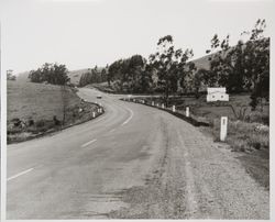 Intersection of Highway 1 and Bodega Highway, looking northwest