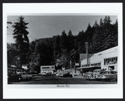 Monte Rio--a view of downtown in the 1950's