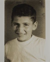 George Slender school picture from Lincoln School, 1785 Davis Street, Santa Rosa, California, October 1946