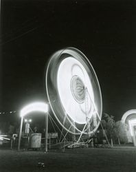 Ferris wheel at night, Santa Rosa, California, 1955