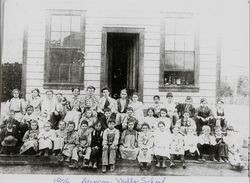 Students at Scotta School, Duncans Mills, California, 1906