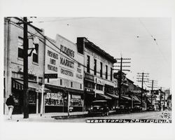 Sebastopol, California--view of Main Street, looking north