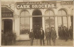 Mitchell and Haskins cash grocers, San Francisco, California(?), about 1920