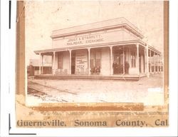 Joost & Starrett Railroad Exchange, Guerneville, California, 1891