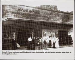J. T. Coon Hardware and Blacksmith Shop, Guerneville, California, 1903