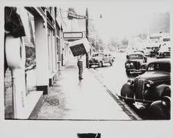 Streets of Guerneville during the flood of December 1937