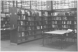 Patrons using the Main Reading Room of the library, Santa Rosa