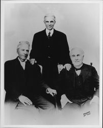 Luther Burbank, Henry Ford and Thomas Edison, Santa Rosa, California, 1915