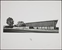 Santa Rosa Central Library, Third Street and E Street, Santa Rosa, California, 1960s