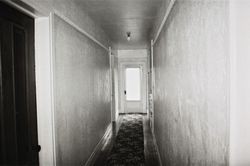 Hallway of the Sweet House at 607 Cherry Street, Santa Rosa, California