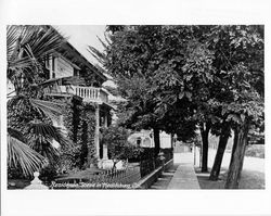 Residence scene in Healdsburg, California