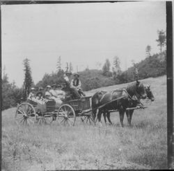 Group in a wagon