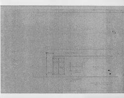 Architectural drawings of the Santa Rosa Monument Company located on Fifth Street, Santa Rosa, California, 1921
