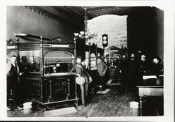 Interior of Exchange Bank