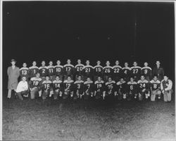 Leghorns football team of 1949, Petaluma, California, 1949