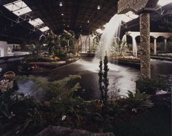 Persian Gardens show at the Hall Flowers at the Sonoma County Fair, Santa Rosa, California, 1978