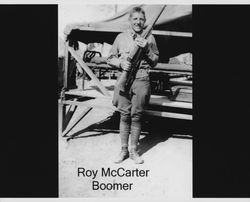 Roy McCarter at ROTC Camp, about 1931