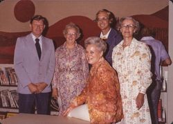 Dignitaries at the Sebastopol Public Library dedication