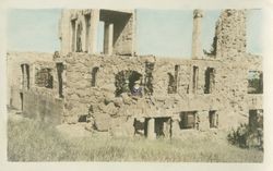 Sightseers at Wolf House, Glen Ellen, California, 1920