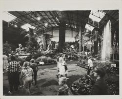 Cavalcade to America display at the Hall Flowers at the Sonoma County Fair, Santa Rosa, California, July 15, 1964