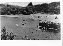 Bathing at Eagle Nest on Russian River, Cal