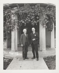 Luther Burbank with Rotary International founder Paul P. Harris