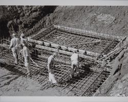 Construction of the Laguna water treatment plant, Sonoma County, California, 1968