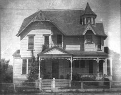 E.W.M. Evans Home at 210 West Street, Petaluma, California about 1897