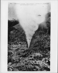 Steamboat Geyser, "The Geysers," Sonoma County, California, Northwestern Pacific R.R