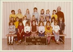 First graders at Two Rock Union School, Two Rock, California, 1974