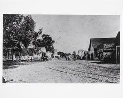 Looking north on Sebastopol's Main St. in 1874