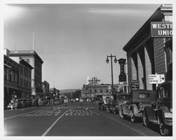 Intersection of Fourth Street and Exchange Avenue