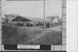 Excavating the site of the new Post Office, Santa Rosa, California, Jan. 2, 1909