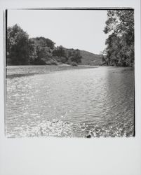 Dry Creek, one hundred yards above dam site, Sonoma County, California, 1975