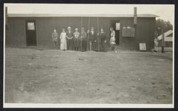 Group of fisherman at Bodega Bay Harbor, Bodega Bay, California, 1923