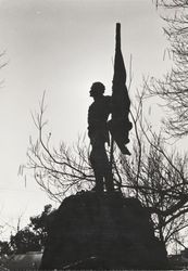 Bear Flag Monument at sunrise, Sonoma, California