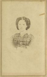 Portrait of Ann E. Palmer, about 1860