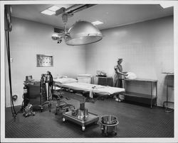 Interior views of Hillcrest Hospital, Petaluma, California, in 1957]