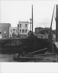 Washington Street bridge, Petaluma, California, about 1973