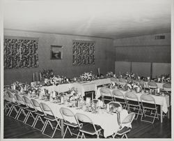 Banquet room at Santa Rosa Hotel