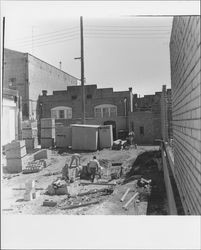 Construction of Tuttle Drug Company, Petaluma, California, 1969