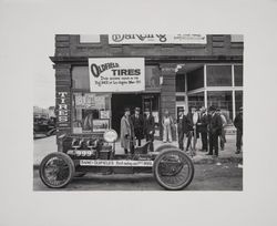 Palin Bros. tire repairing and truck tires. Santa Rosa, California, about 1922