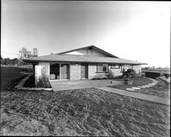 Unidentified single-story ranch-style home in Rincon Valley, Santa Rosa, California, 1960s