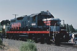 Celebration Special train at the Cotati, California"station" in June 15, 1996