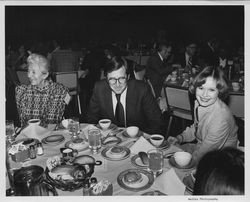 Governor and Mrs. Rockefeller dining with Helen Putnam, Washington, D.C., 1978